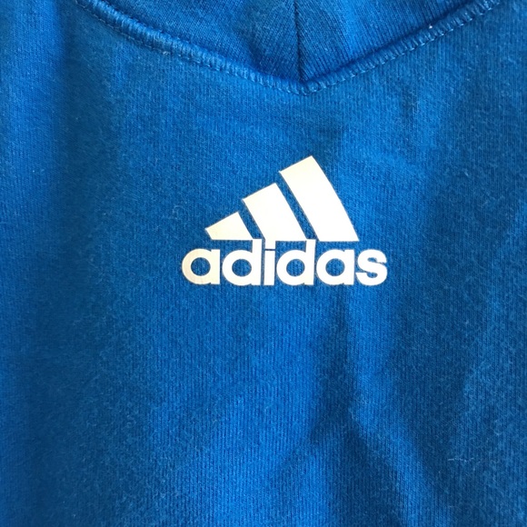3/$30 Adidas Athletic Blue Tank Top - Picture 4 of 5